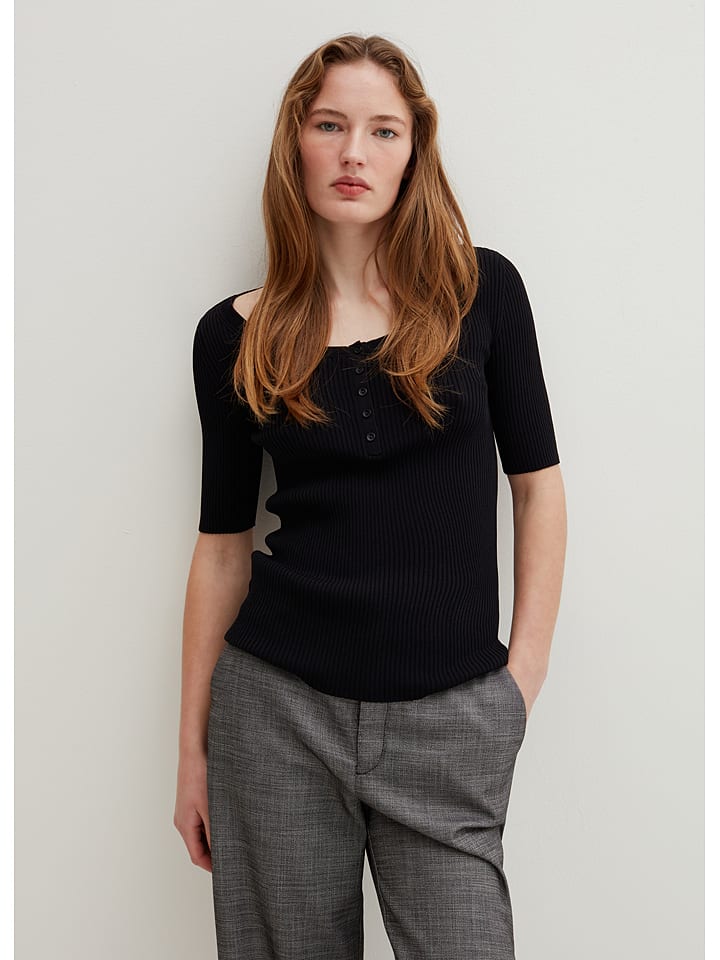 STEFANEL Koszulka w kolorze czarnym rozmiar: S