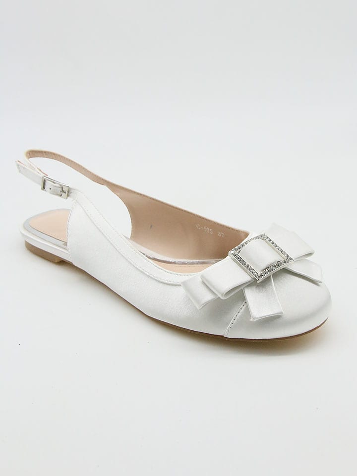 Bellucci Baleriny w kolorze białym rozmiar: 37