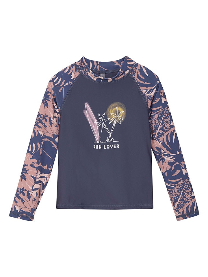 Color Kids Koszulka kąpielowa w kolorze różowo-granatowym rozmiar: 122