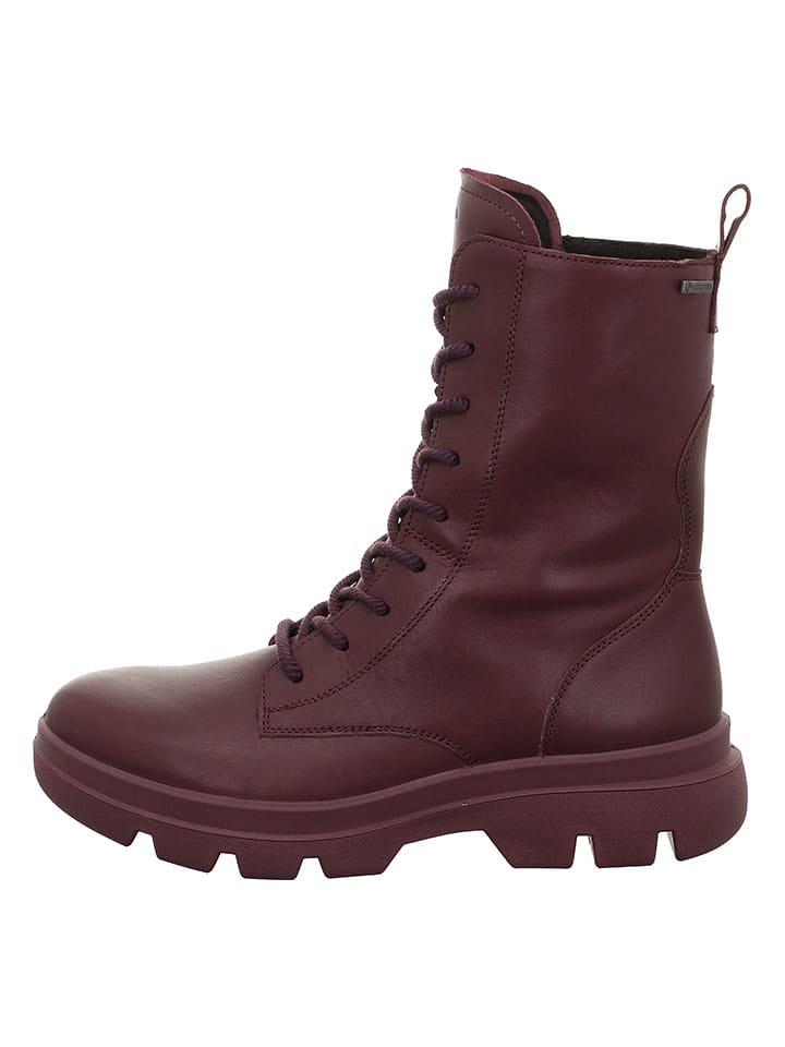 Legero Skórzane botki "Angelina" w kolorze bordowym rozmiar: 38