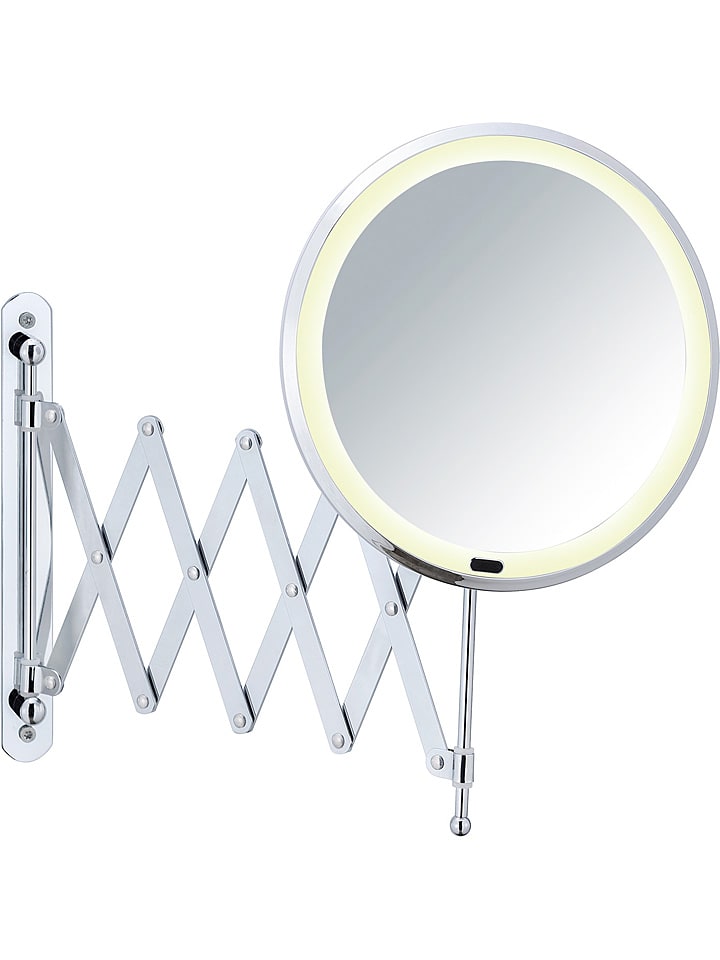 Wenko Lusterko kosmetyczne LED "Barona" w kolorze srebrnym rozmiar: onesize