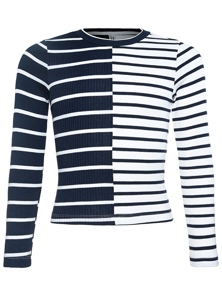 Blue Effect Koszulka w kolorze granatowo-białym rozmiar: 164