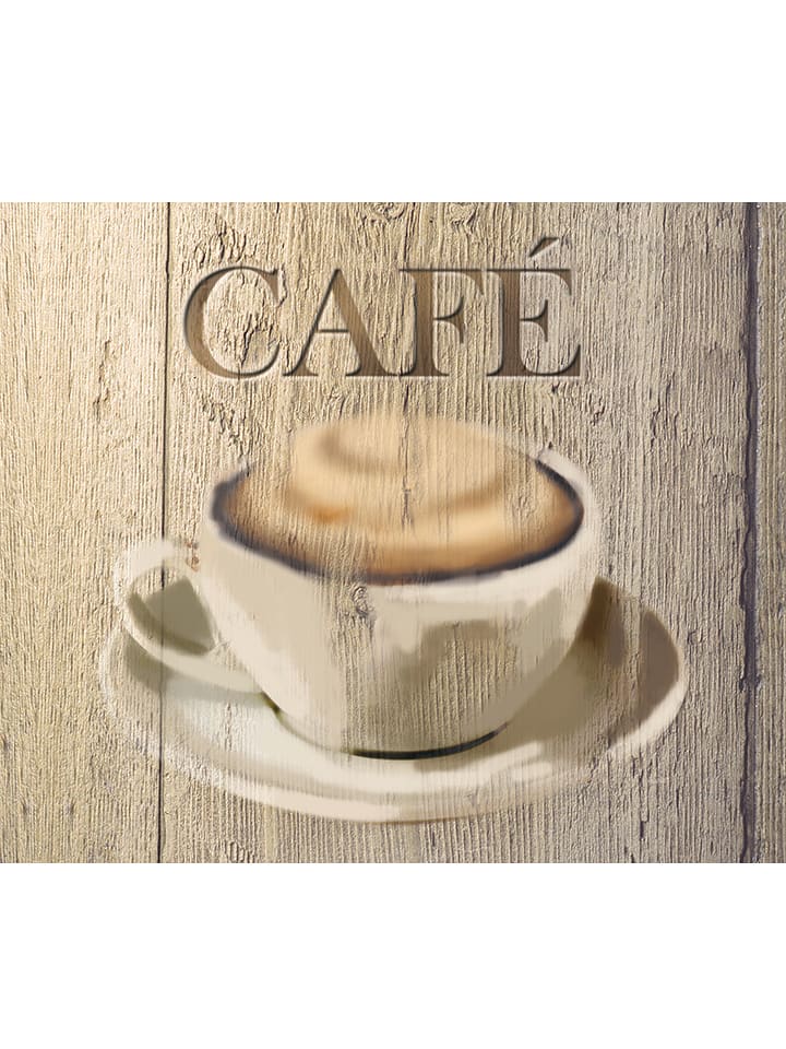 Wenko Osłona "Café" w kolorze beżowym na ścianę - 60 x 50 cm rozmiar: onesize