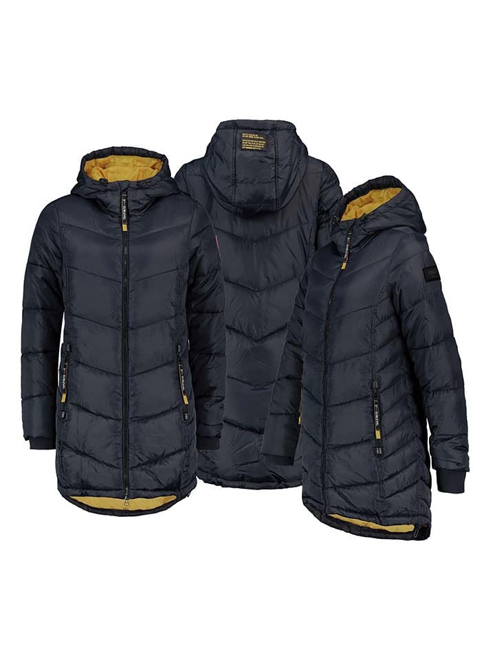 Sublevel Płaszcz pikowany w kolorze granatowym rozmiar: L