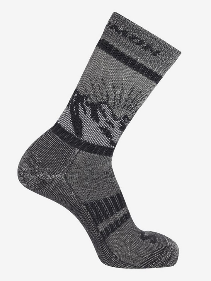 SALOMON Skarpety trekkingowe "Retro Wool" w kolorze szarym rozmiar: 45-47