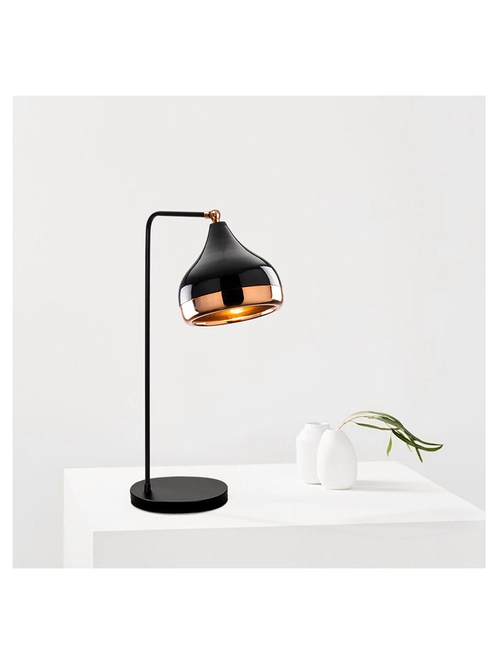 Opviq Lampa stołowa "Yildo" w kolorze miedziano-czarnym - wys. 52 cm rozmiar: onesize