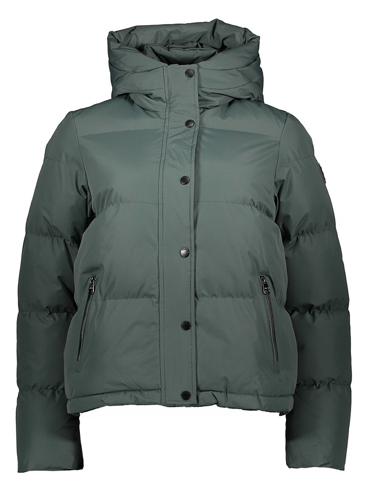 Garcia Kurtka pikowana w kolorze khaki rozmiar: XL