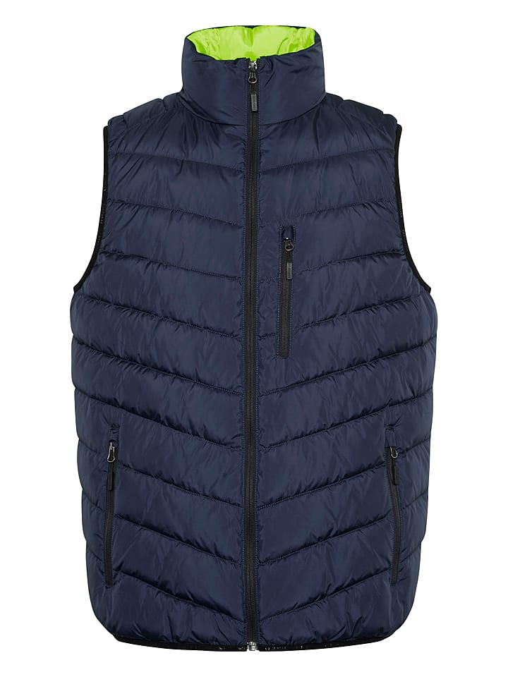 Chiemsee Kamizelka pikowana w kolorze granatowym rozmiar: M