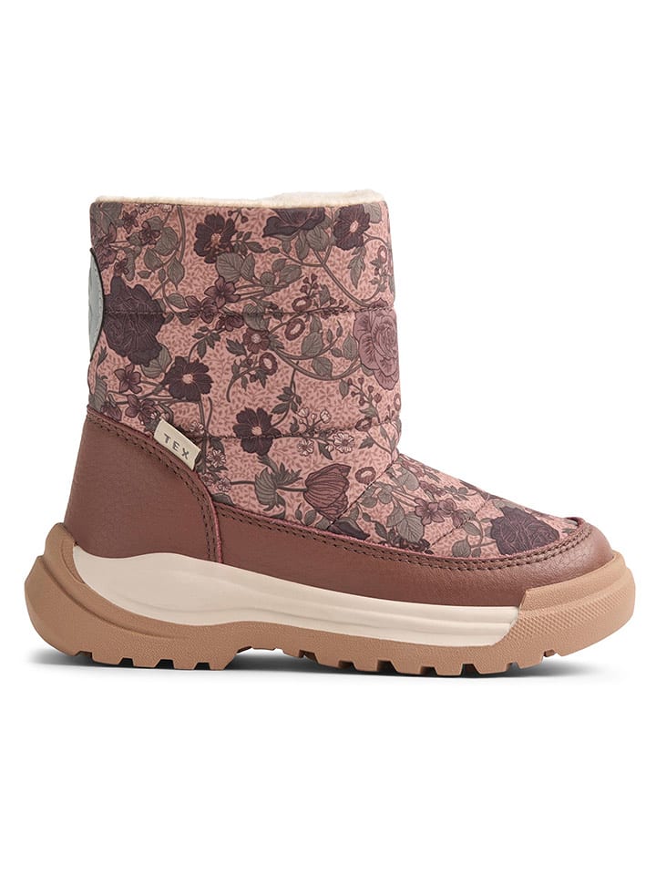 Wheat Botki zimowe w kolorze jasnoróżowym rozmiar: 27
