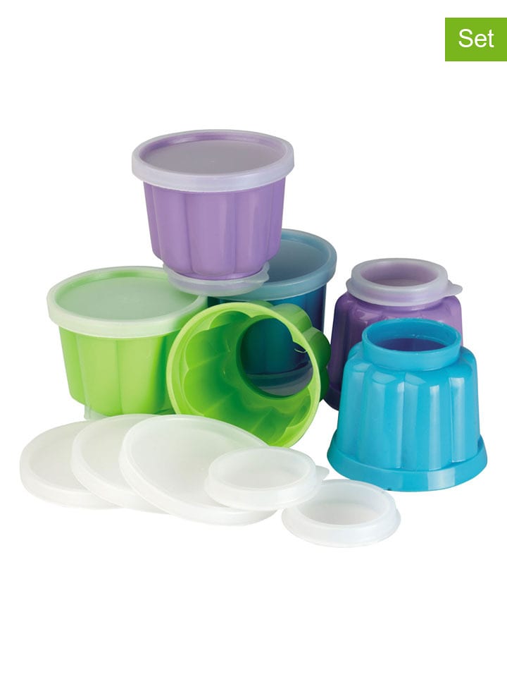 Ibili Foremki (6 szt.) w różnych kolorach do galaretek - Ø 7,3 cm rozmiar: onesize