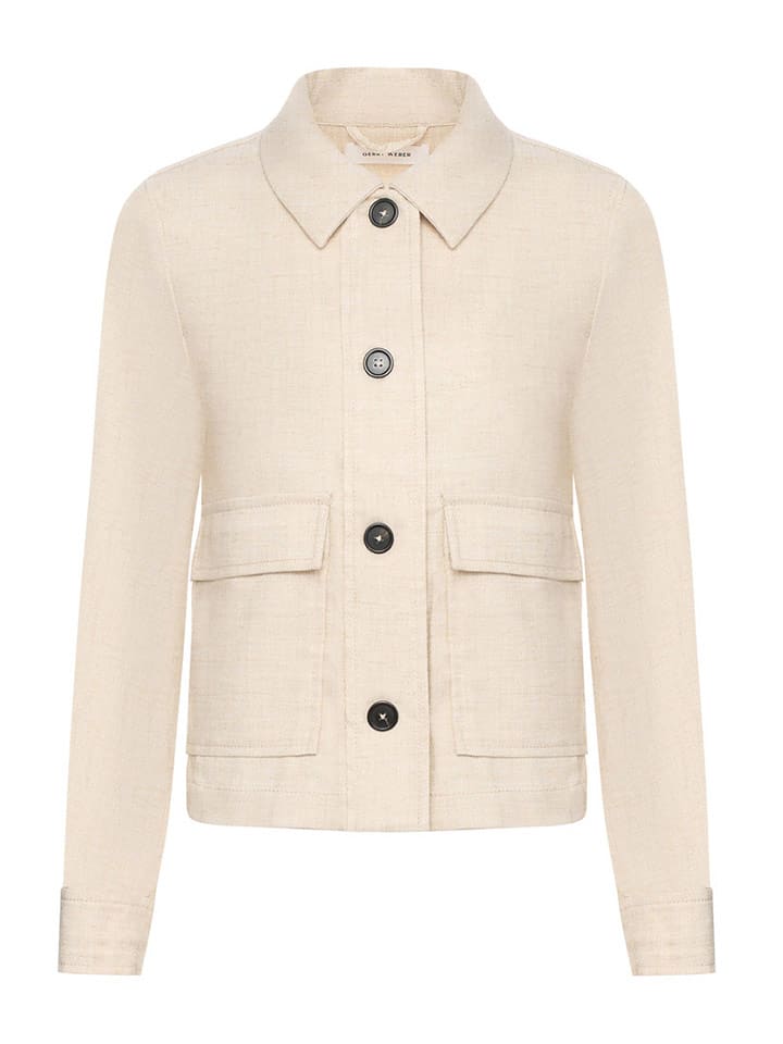 Gerry Weber Kurtka przejściowa w kolorze beżowym rozmiar: 44