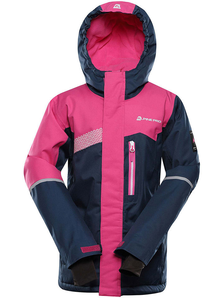Alpine Pro Kurtka narciarska "Dearo 2" w kolorze różowo-granatowym rozmiar: 128/134