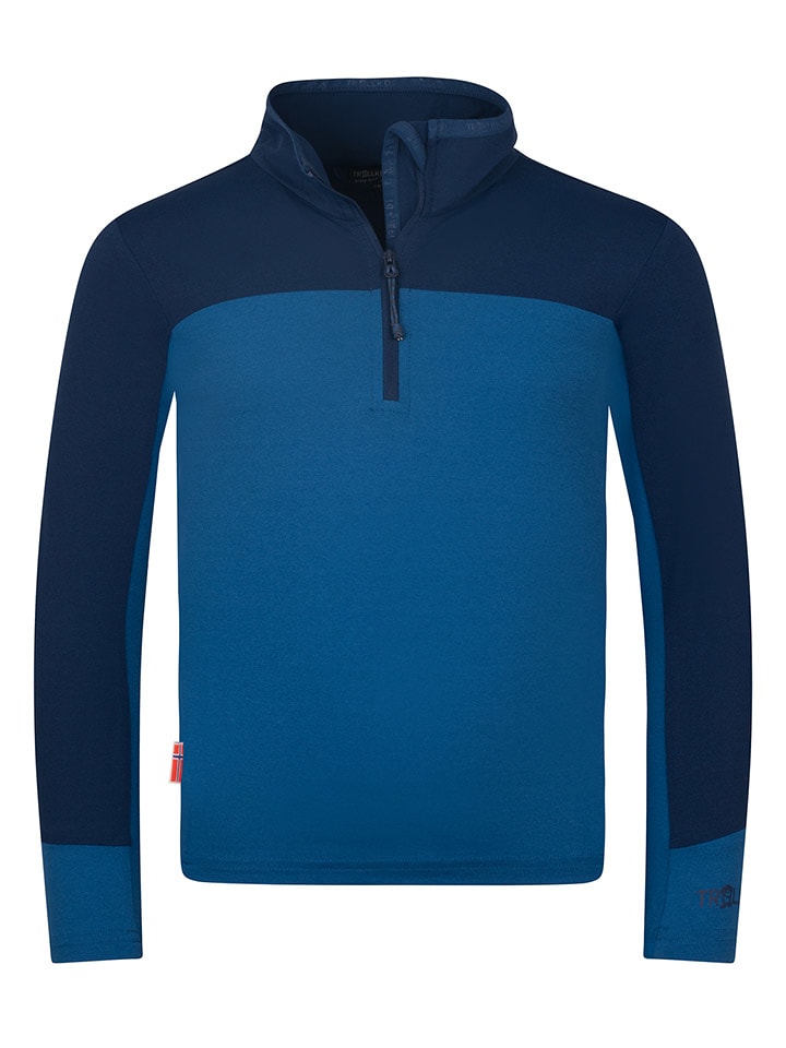 Trollkids Koszulka funkcyjna "Steinkjer" w kolorze niebieskim rozmiar: 110