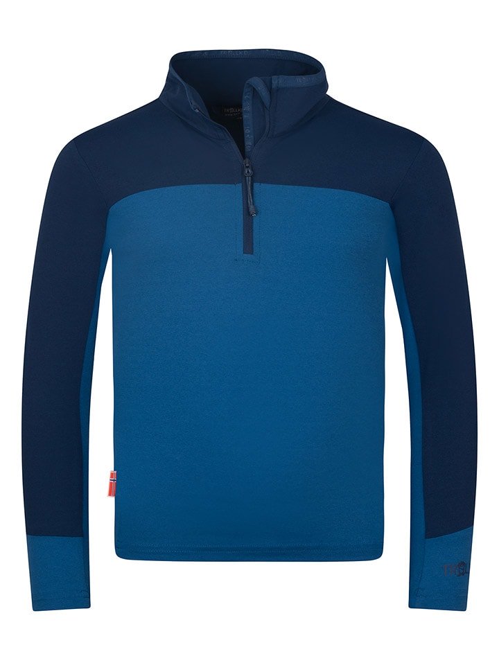 Trollkids Koszulka funkcyjna "Steinkjer" w kolorze niebieskim rozmiar: 110