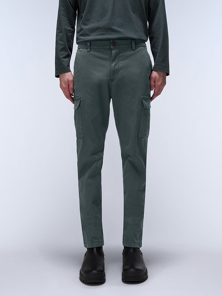 Napapijri Bojówki w kolorze zielonym rozmiar: W35