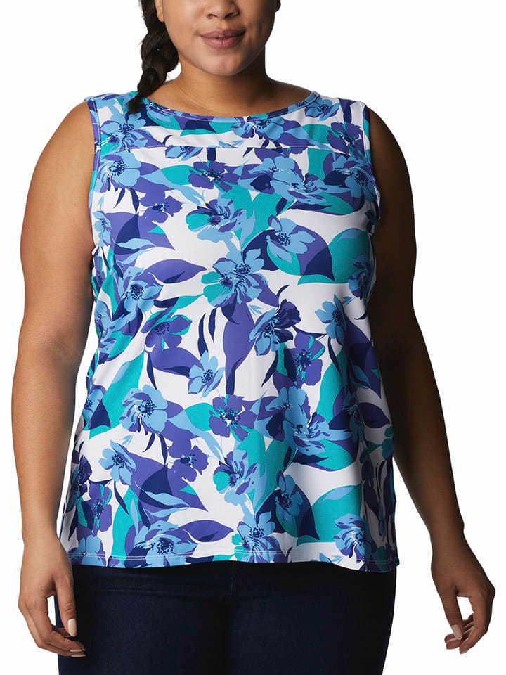 Columbia Top sportowy "Chill River™" w kolorze niebieskim rozmiar: XS