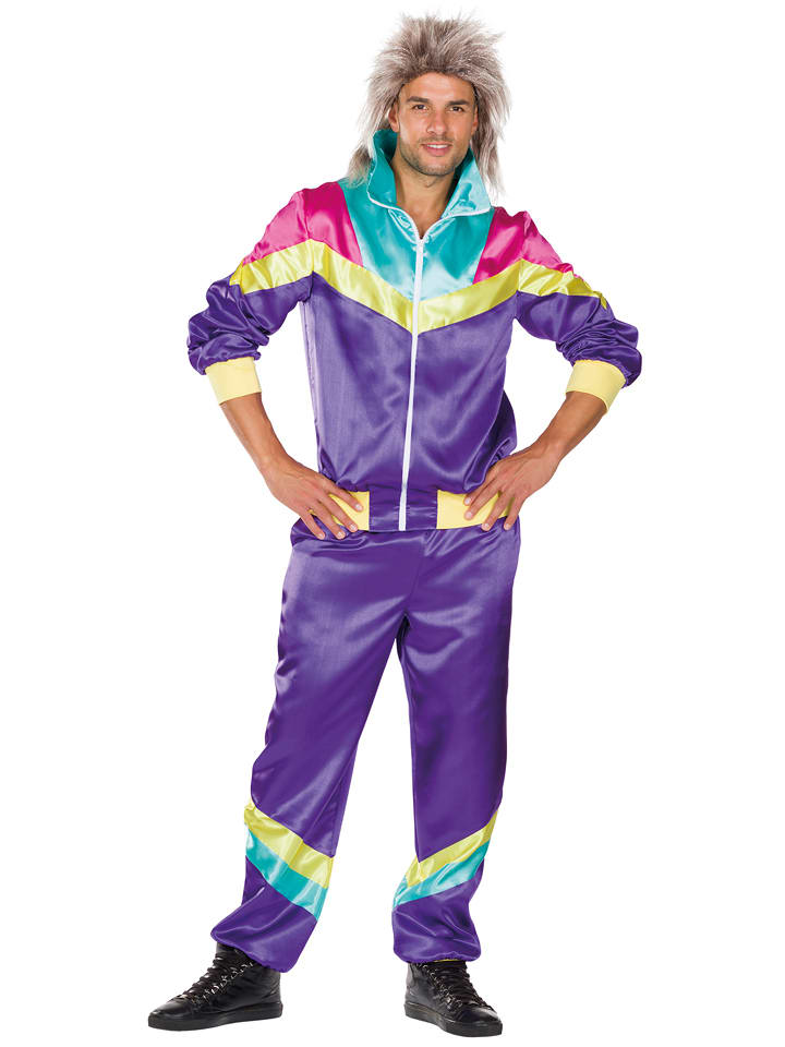 Rubie`s 2-częściowy kostium w kolorze fioletowym ze wzorem rozmiar: 56