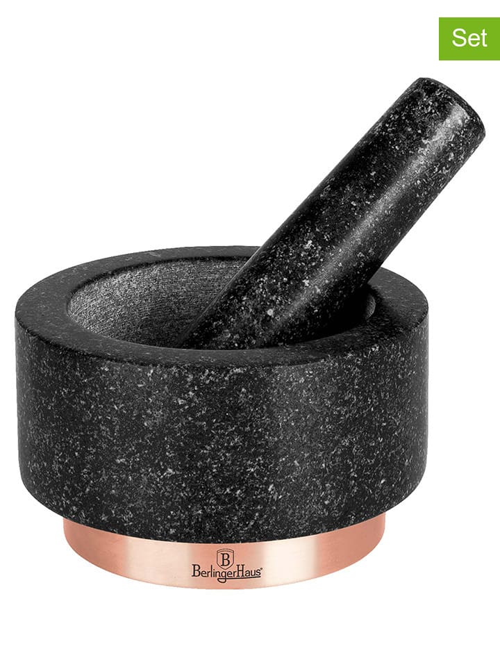 Berlinger Haus 2-częściowy zestaw w kolorze czarno-różowozłotym rozmiar: onesize