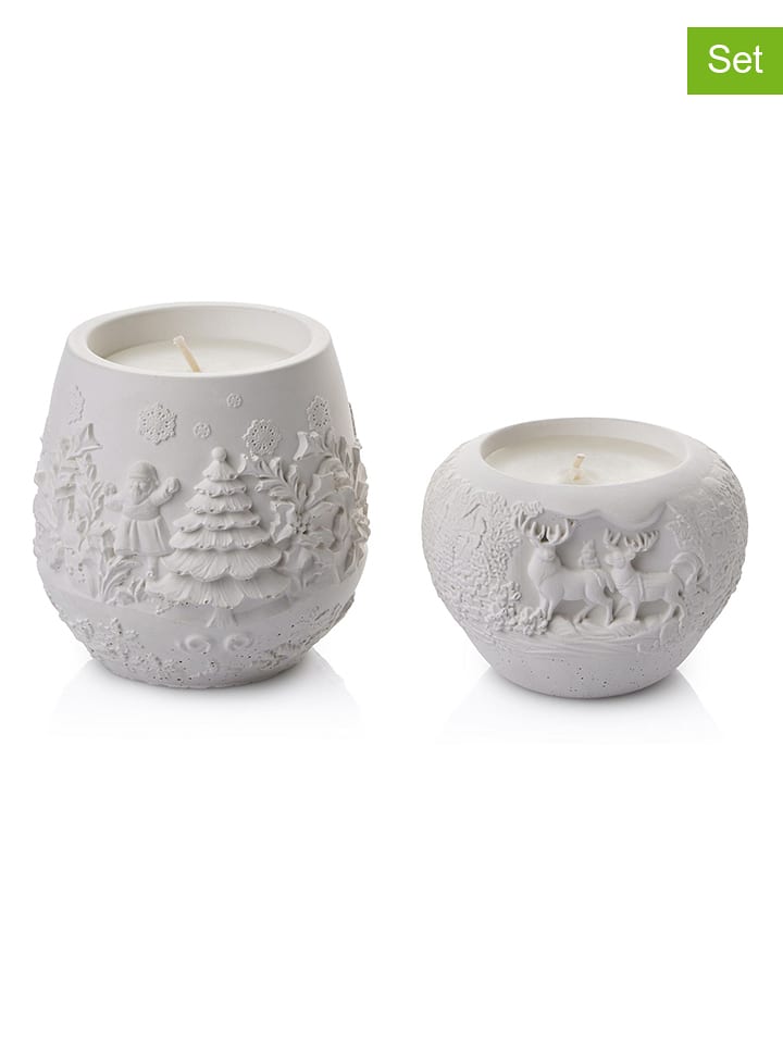 Lucky Bees Świece (2 szt.) w kolorze białym rozmiar: onesize