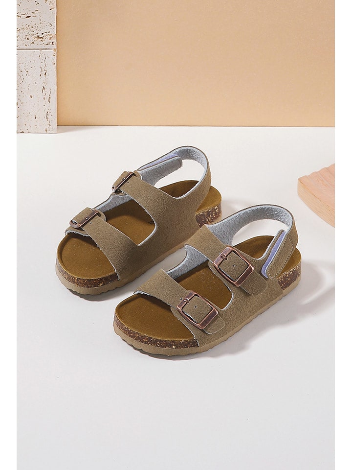 Rock & Joy Sandały w kolorze khaki rozmiar: 24