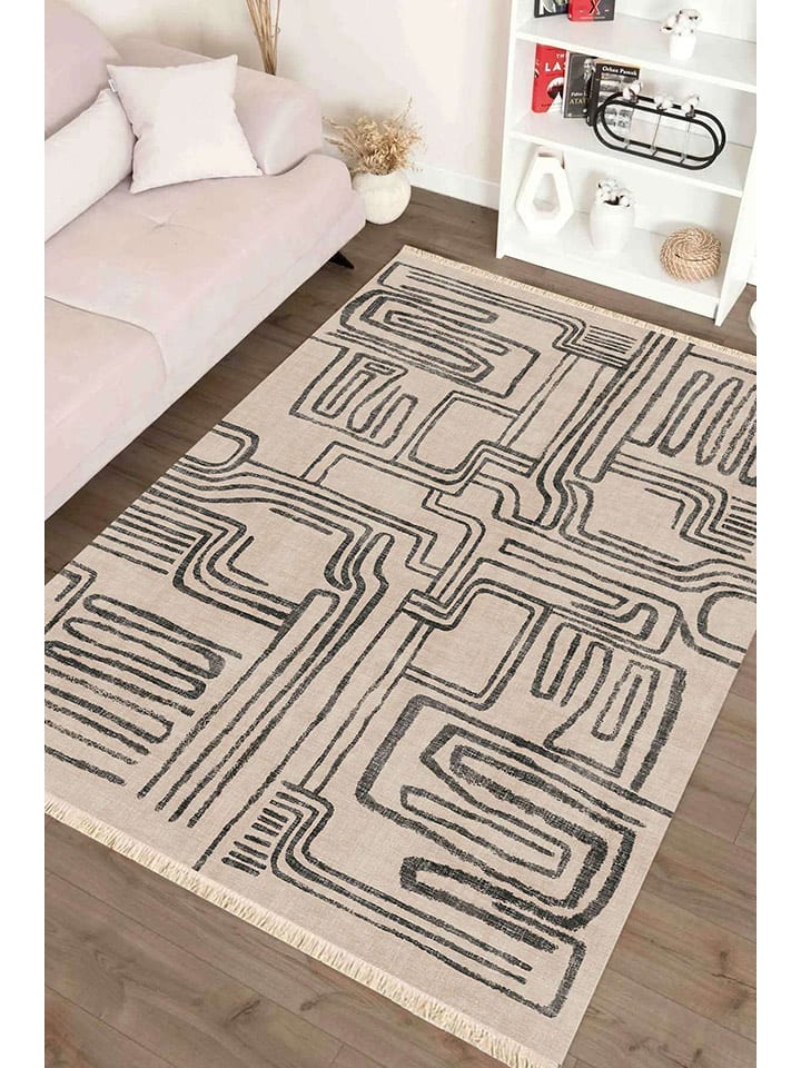 Conceptum Hypnose Dywan bawełniany "234" w kolorze beżowym rozmiar: 180x280 cm