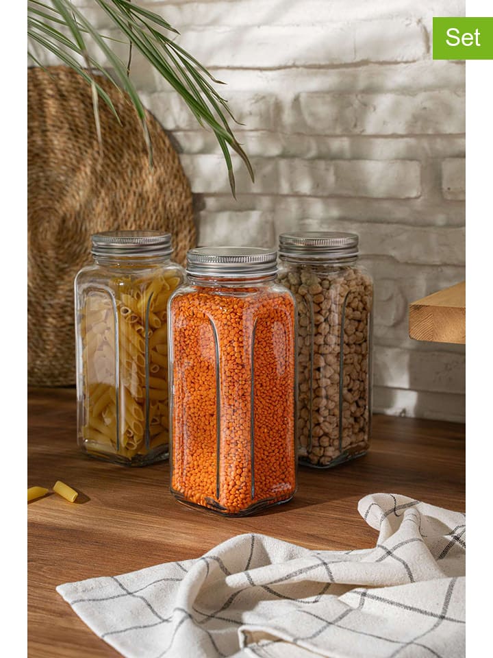 Violeta Home Słoiki (3 szt.) - 980 ml rozmiar: onesize