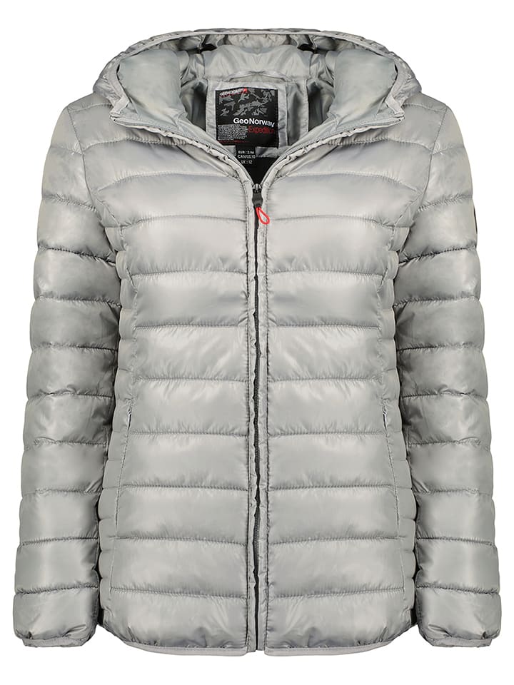 Geographical Norway Kurtka pikowana "Annecy" w kolorze szarym rozmiar: 140