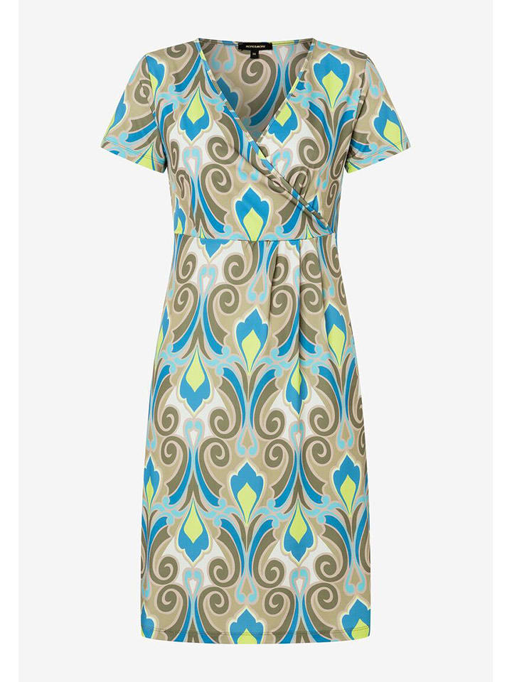 More & More Sukienka w kolorze oliwkowo-niebieskim rozmiar: 36