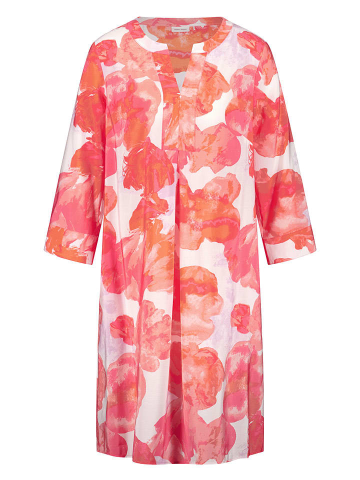 Gerry Weber Sukienka w kolorze biało-pomarańczowo-czerwonym rozmiar: 38