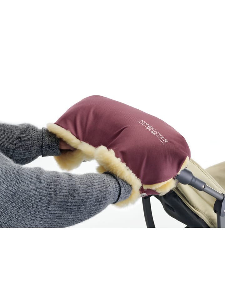 Hofbrucker Ocieplacz w kolorze śliwkowym do rąk - 55 x 24 cm rozmiar: onesize