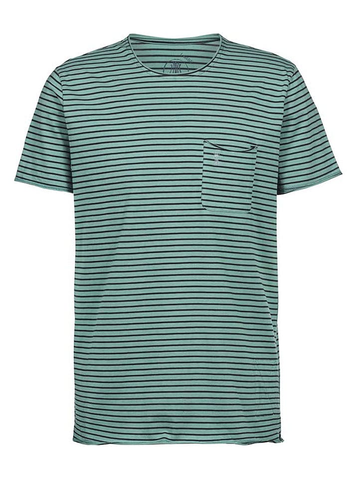 Herrlicher Koszulka "Ronny" w kolorze turkusowym rozmiar: 3XL