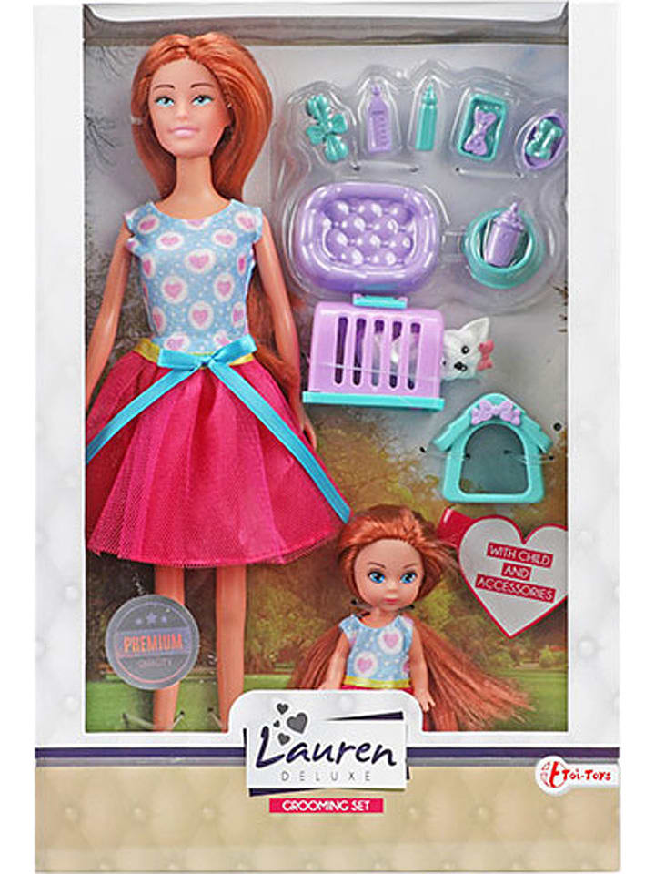 Toi-Toys Lalka "Lauren" z akcesoriami - 3+ rozmiar: onesize