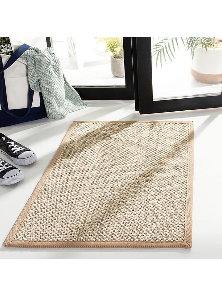 Safavieh Dywan w kolorze beżowo-kremowym z sizalu rozmiar: 76x244 cm