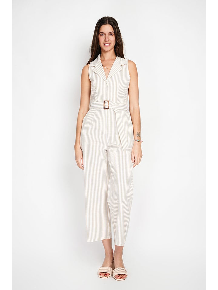 ASSUILI Kombinezon w kolorze kremowym rozmiar: 42