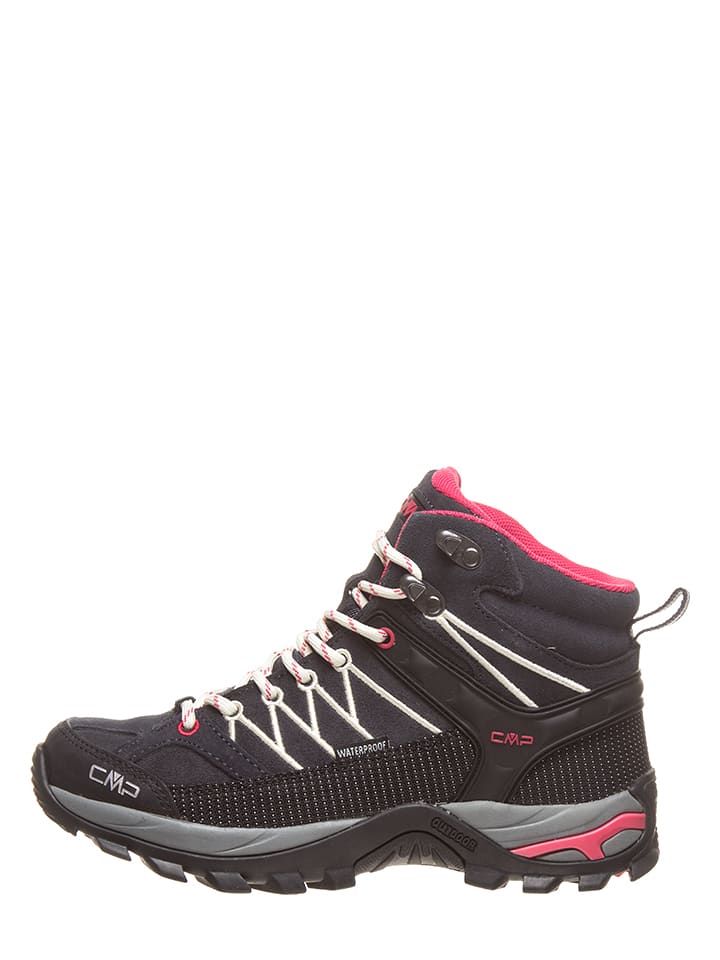 cmp Skórzane botki trekkingowe "Rigel" w kolorze czarnym rozmiar: 39