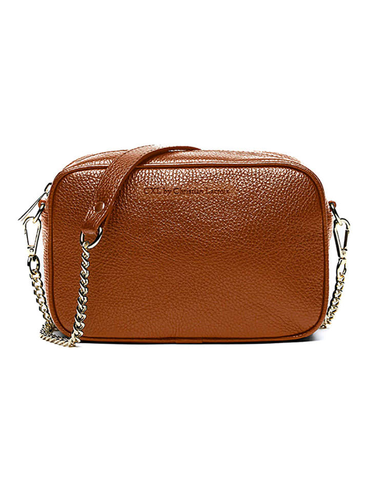 CXL by Christian Lacroix Skórzana torebka "Montmartre" w kolorze jasnobrązowym - 22 x 14,5 x 8,5 cm rozmiar: onesize