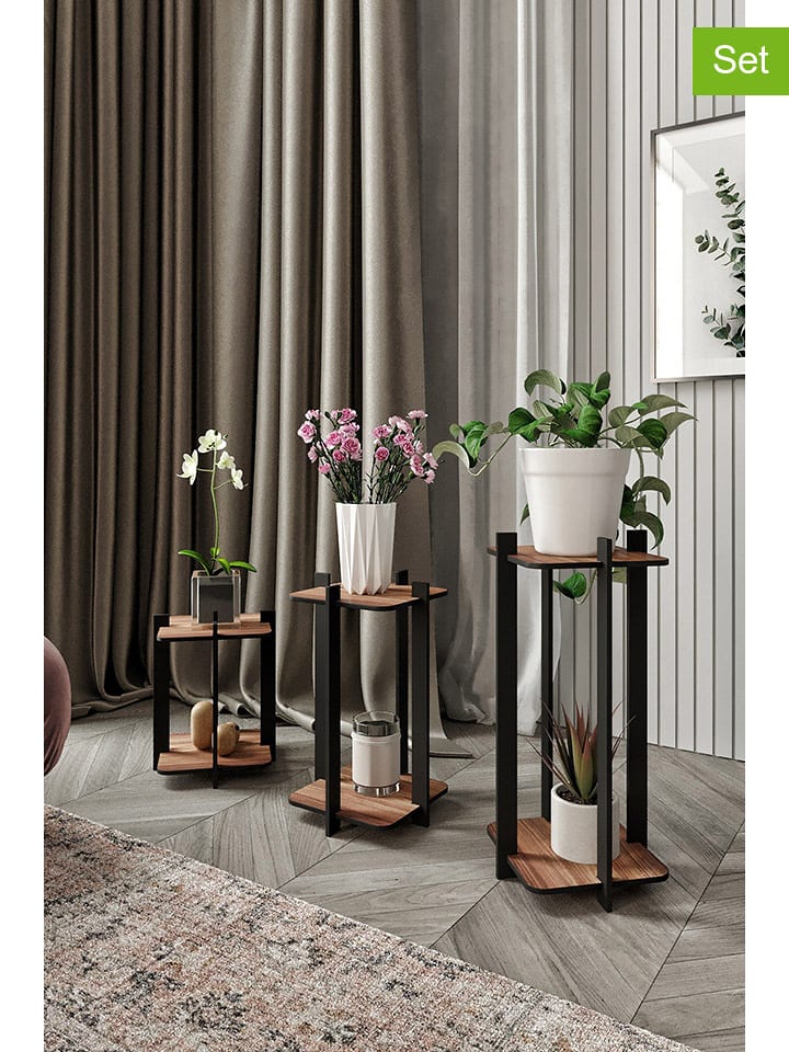 Evila Stojaki (3 szt.) w kolorze brązowo-czarnym na rośliny rozmiar: onesize