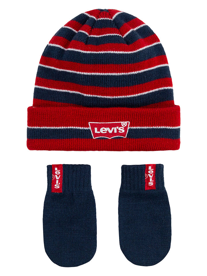 Levi's Kids 2-częściowy zestaw w kolorze czerwonym rozmiar: onesize