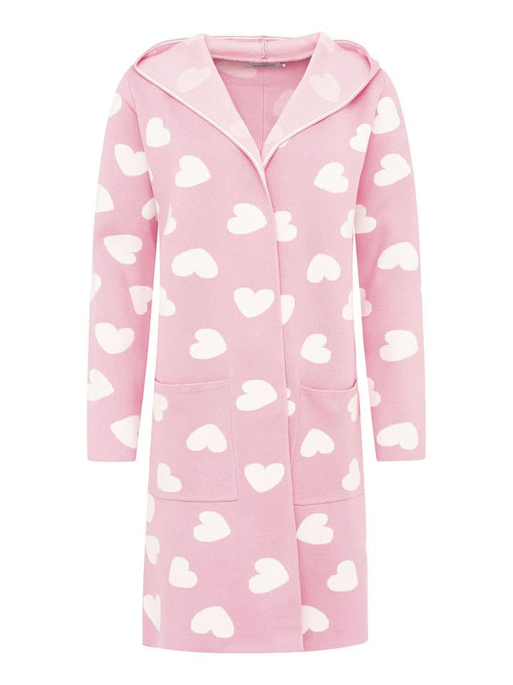 Zwillingsherz Kardigan w kolorze jasnoróżowym rozmiar: S/M