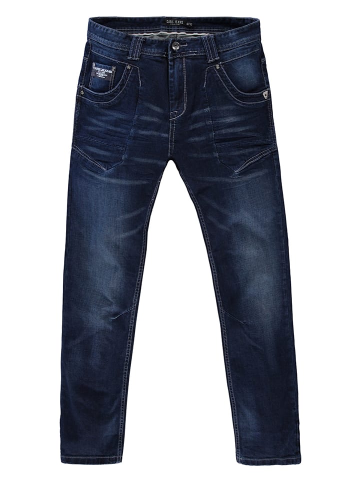 Cars Jeans Dżinsy "Bedford" - Regular fit - w kolorze granatowym rozmiar: W38/L36