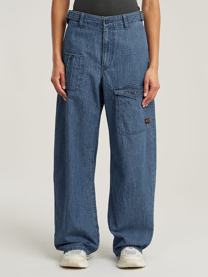 G-Star Dżinsy - Loose fit - w kolorze niebieskim rozmiar: W30/L34