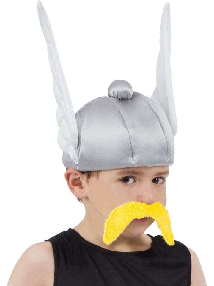 CHAKS Akcesoria kostiumowe "ASTERIX® Helm" w kolorze szarym rozmiar: onesize