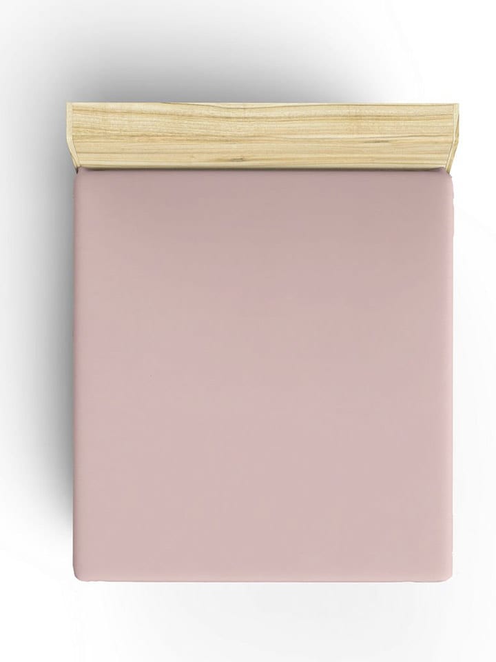 Elizabed Prześcieradło renforcé w kolorze jasnoróżowym na gumce rozmiar: 140x200 cm