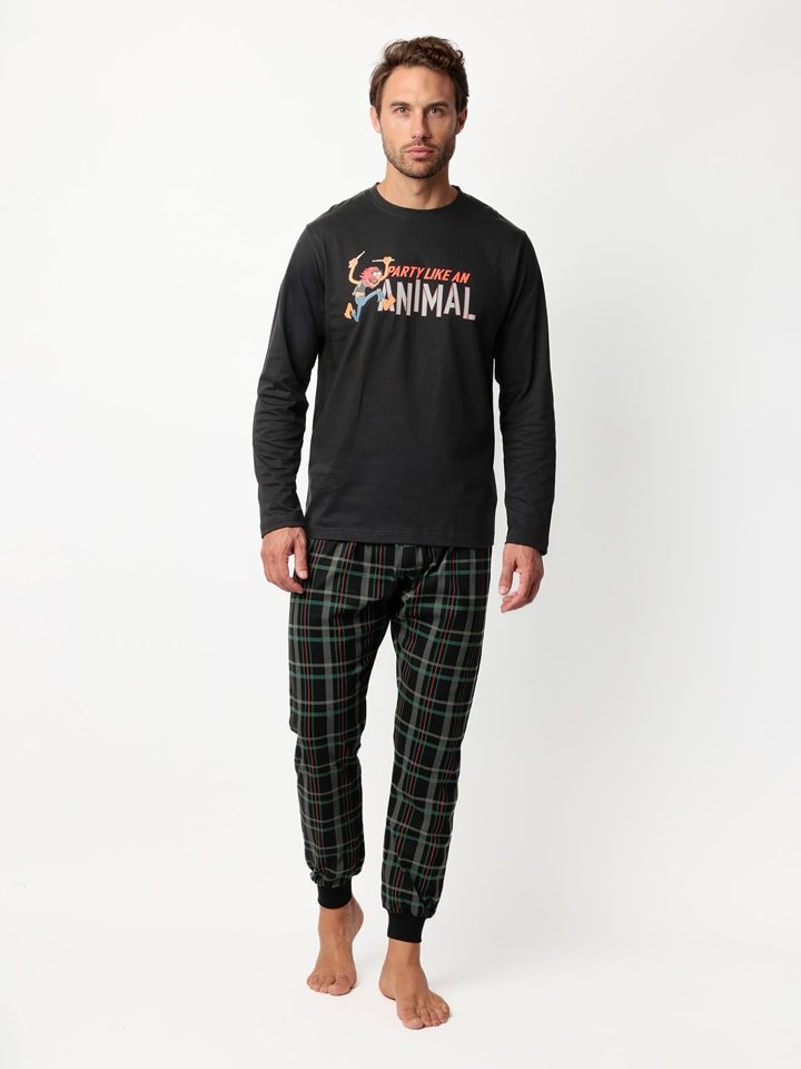 Disney Piżama "Disney" w kolorze czarnym rozmiar: XL