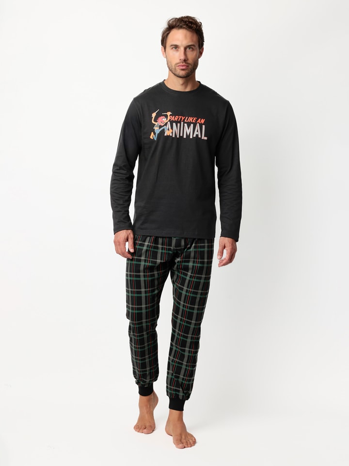 Disney Piżama "Disney" w kolorze czarnym rozmiar: XL