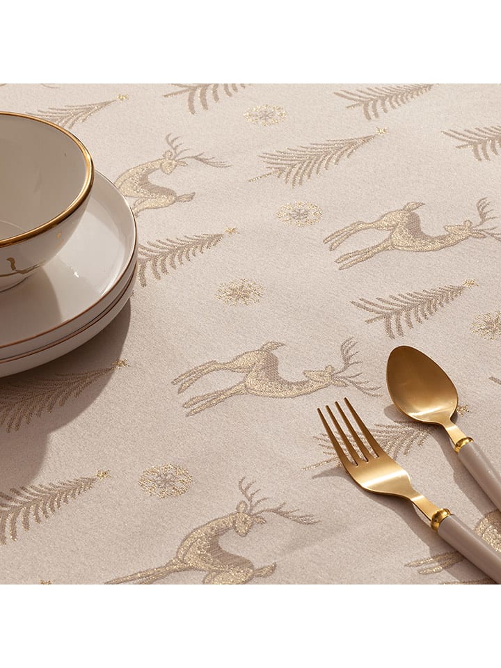 Mint Rugs Obrus "Candela" w kolorze beżowym rozmiar: 155x350 cm