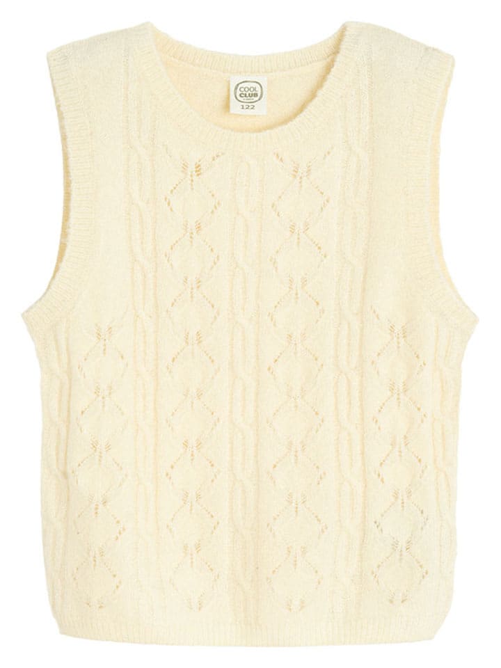 COOL CLUB Bezrękawnik w kolorze kremowym rozmiar: 110