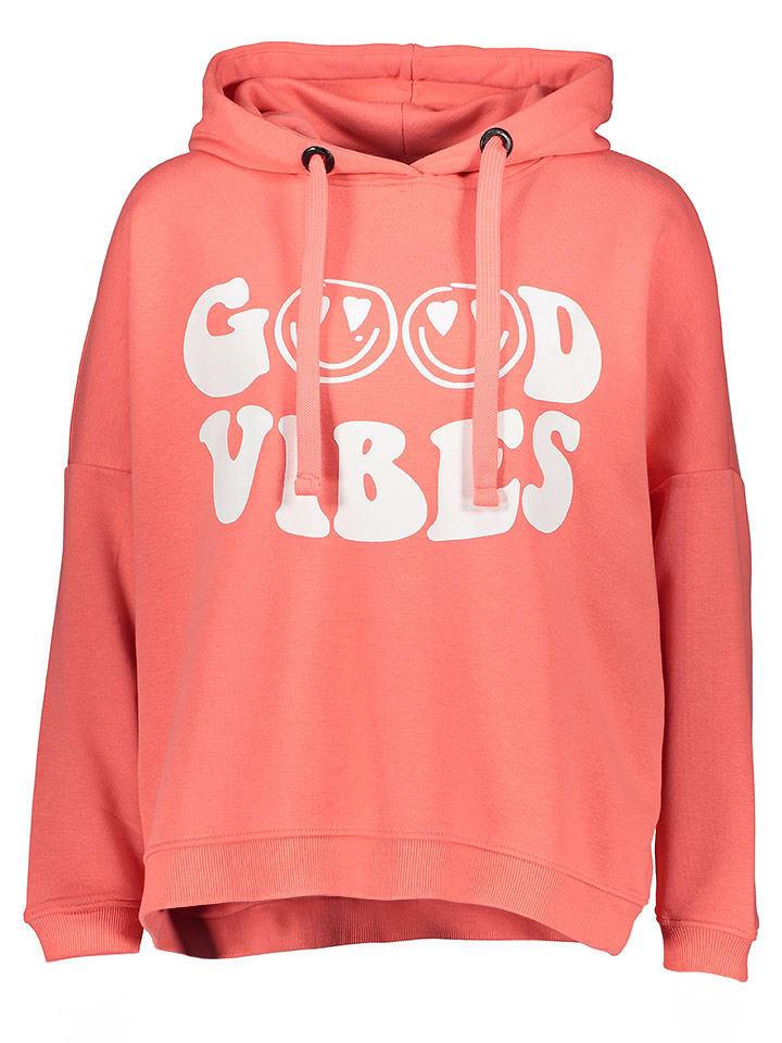 miss goodlife Bluza "Good vibes" w kolorze koralowym rozmiar: M