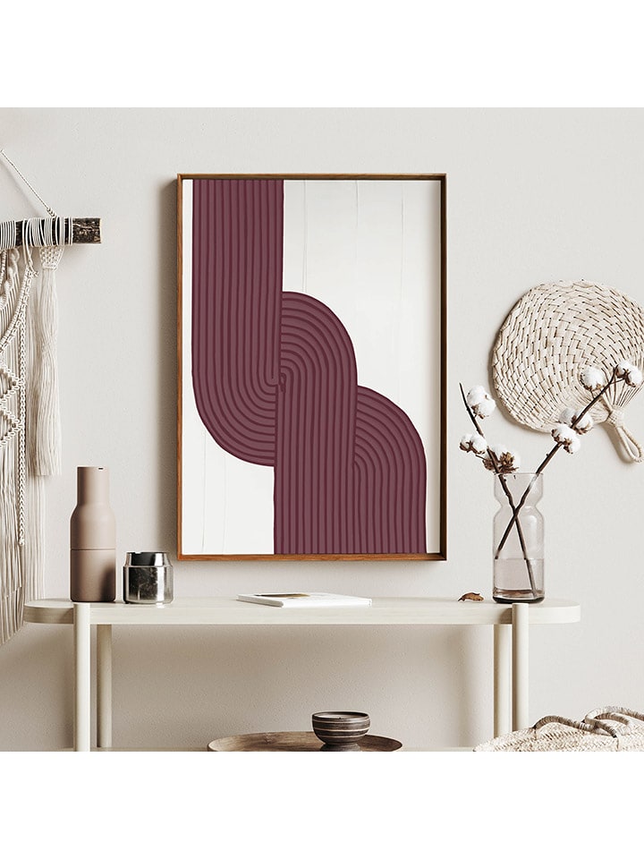 Orangewallz Obraz 3D "Strong" w ramce rozmiar: 50x70 cm