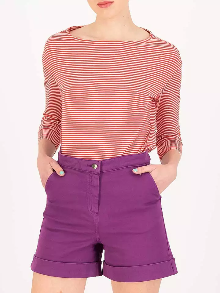 Blutsgeschwister Szorty "Hipsta Holiday Scout" w kolorze fioletowym rozmiar: XS